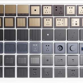 现代开关插座3D模型下载